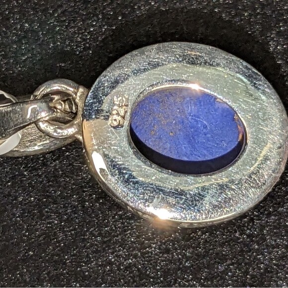 New Mojave Purple Turquoise Sterling Silver Pendant - Picture 4 of 8